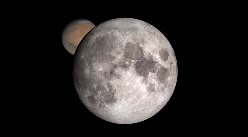 Moon-Mars montage